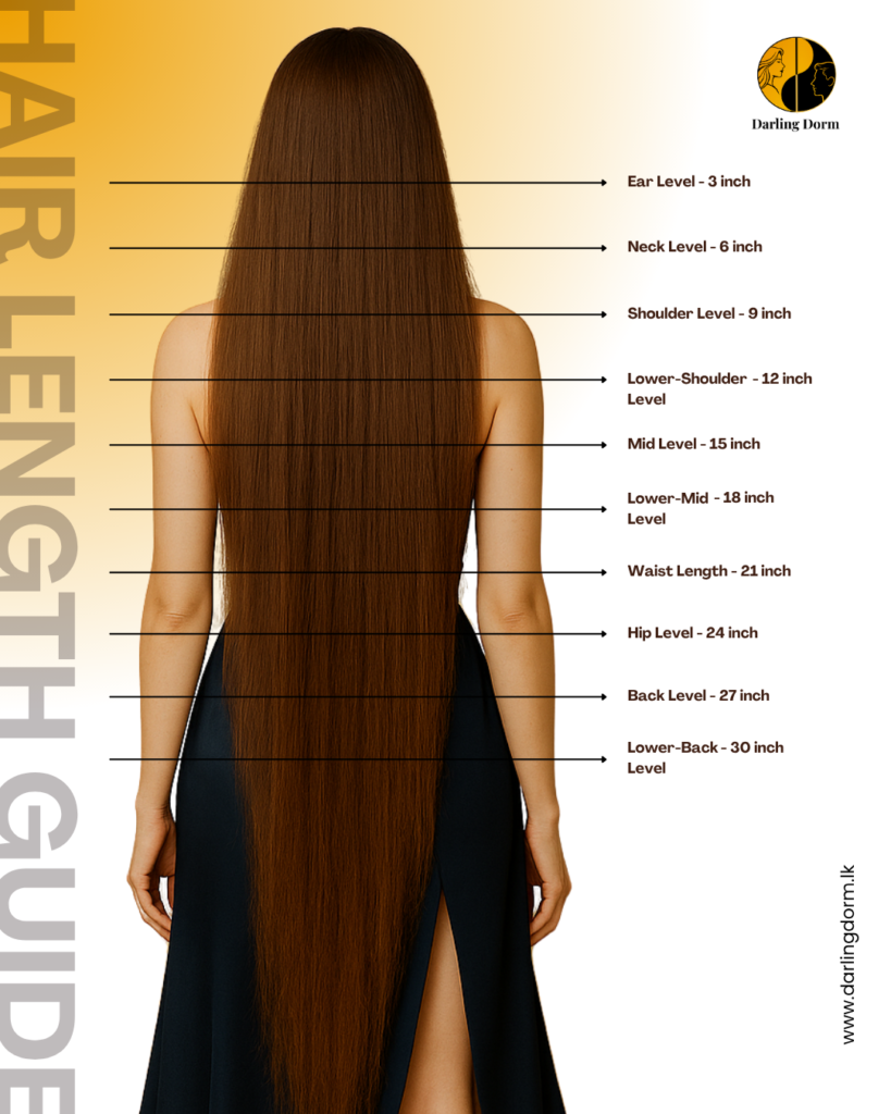 HAIR LENGTH GUIDE Darling Dorm
